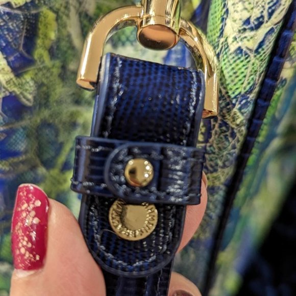 Brahmin Celia Green Viper Mackay Handbag - Purse only wallet was sold - Picture 5 of 10